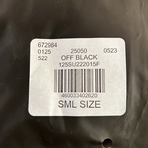 NWT Essentials Fear of God long sleeve tee. Size S. Off black. - Picture 5 of 5